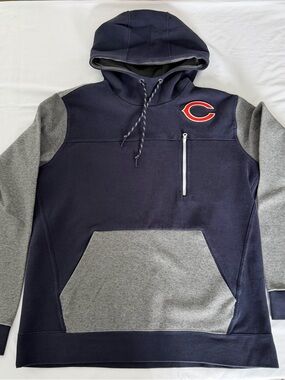 NFL Nike Navy and Gray Chicago-Inspired Pullover Hoodie